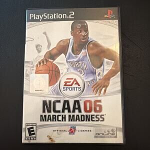 NCAA March Madness 06 (Sony PlayStation 2, 2005) Working No Manual